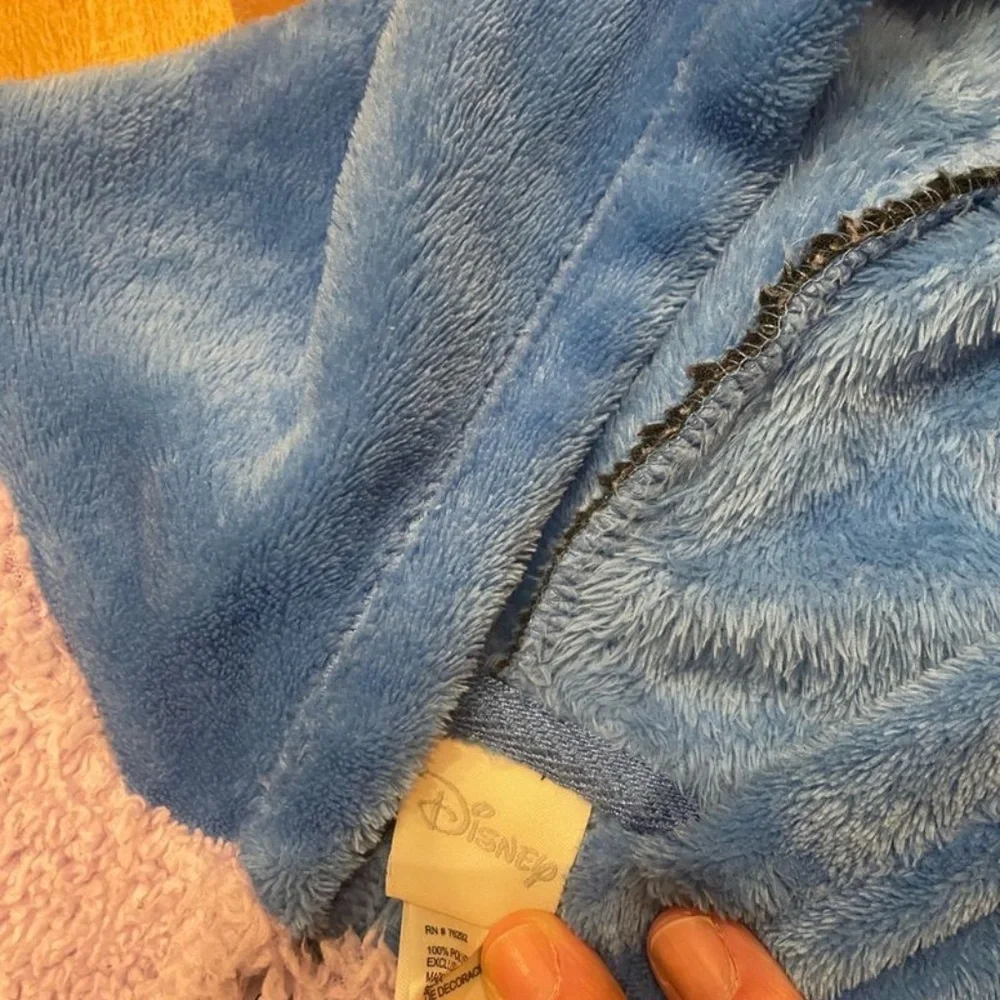 Disney Eeyore Hooded One Piece Sleepwear Pajamas Jump Suit Adult XL with Tail - Picture 6 of 6